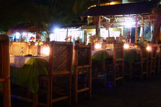 Ein sehr schönes Ambiente, direkt am Strand