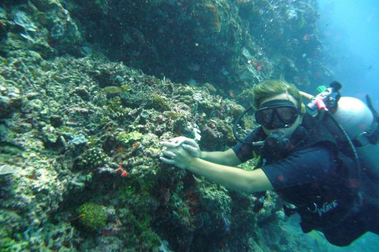 Um sich irgendwas genauer anschauen zu können, muss man sich wirklich festhalten