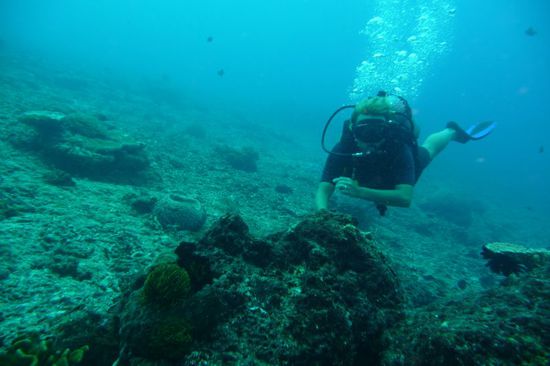 Da muss man sich ganz schön festhalten, um nicht davon zu treiben