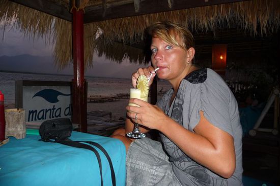 ...und Pina Colade zum Trinken 