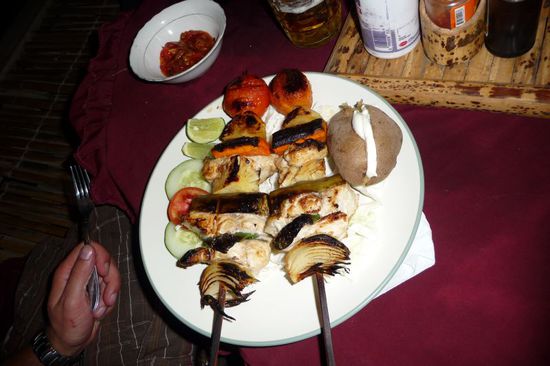 ...Fisch-Kebab...