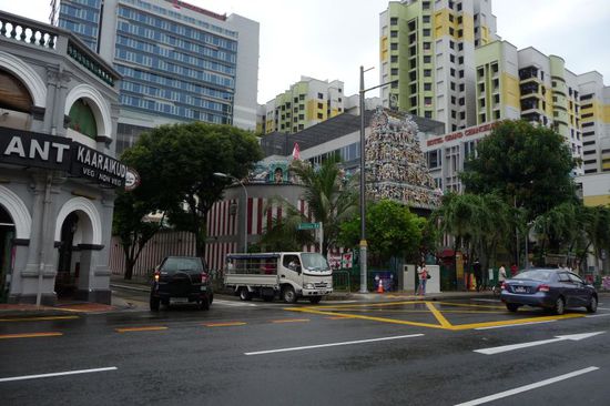 Sri Veeramakaliamman Temple (wohl der bekannteste Hindu Tempel in ganz Singapur?!)