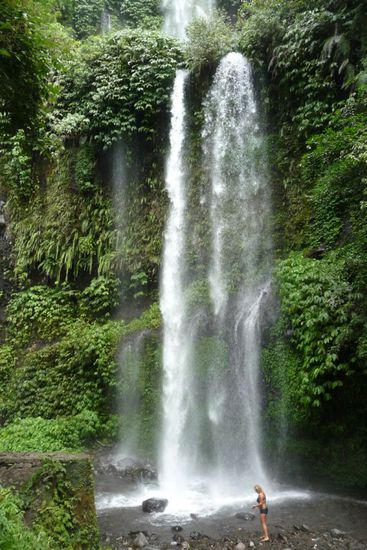 ...habe ich mich nur in die Nähe davon getraut, da ich nicht ganz so nass werden wollte