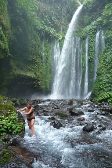 und Yvonne auf dem Weg zurück 