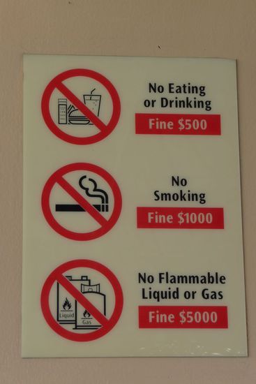 Hier ist alles verboten 