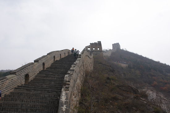 ... und wieder hoch den Berg.