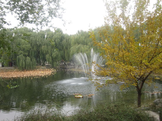 Herbstidylle im Park beim Sommerpalast!