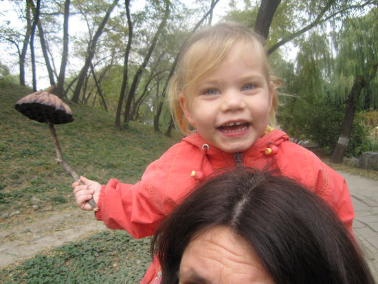 Viel Spass im Park beim Spielen.