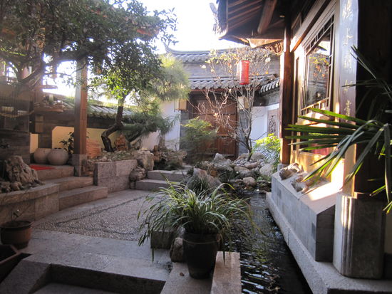 Innenhof des Zen Garden Hotel