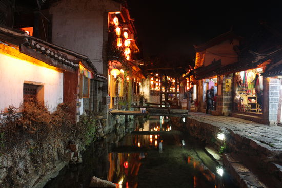 Romantische Altstadt von Lijiang