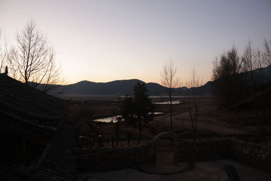 Sonnenaufgang: Blick aus unserem Fenster - ein Traum!! 