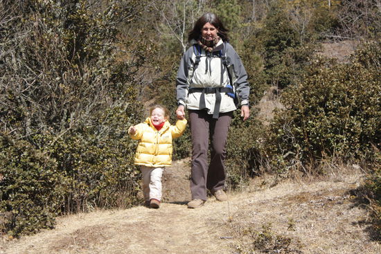 Die meiste Energie hatte am Ende unsere Tochter 
