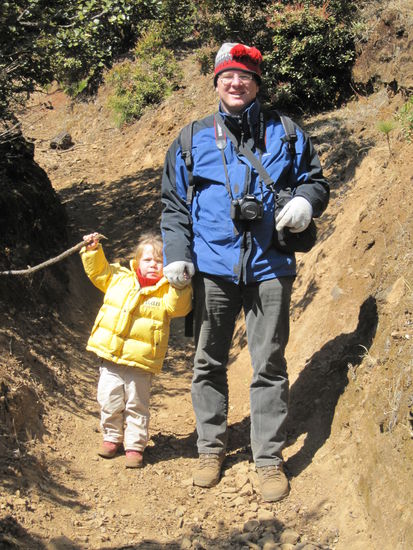 Links das Energiebuendel!! Unsere Tochter hatte viel Spass!!