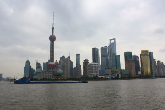 Blick auf Pudong bei Tag