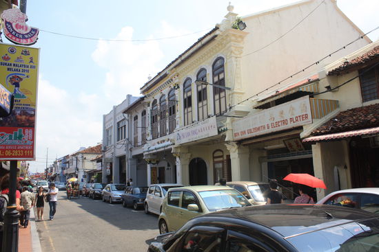 Altstadt mit Gebaeuden aus der Kolonialzeit