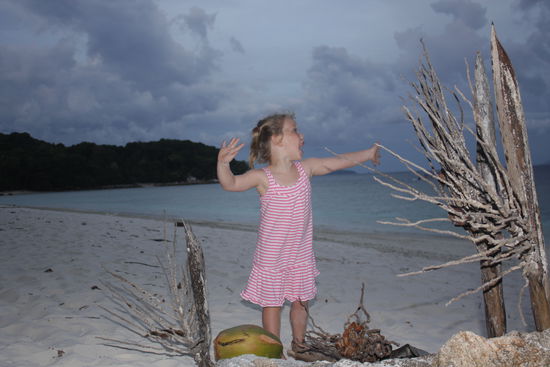 Wie man sieht hat unsere Tochter grossen Spass.