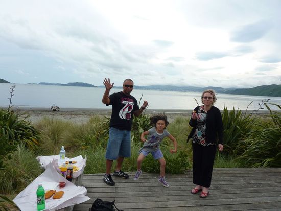 Im Hintergrund kann man noch Wellington erkennen