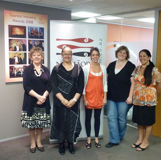 Mein Team im Maori-Tourism-Council (zumindest ein Teil des Teams 