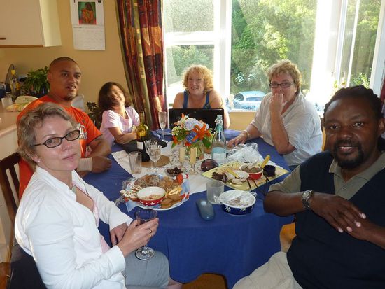 Netter Abend mit guten Freunden meiner Familie