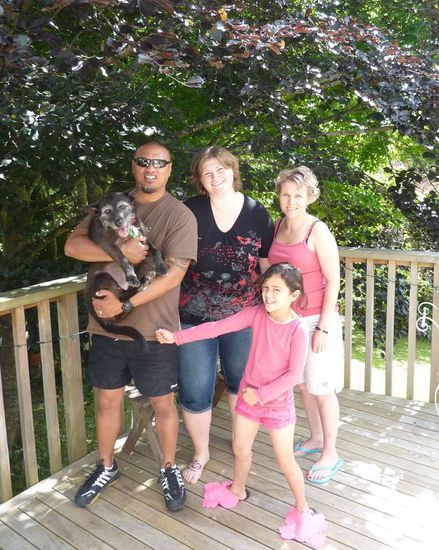 Meine Kiwi-Family und ich 