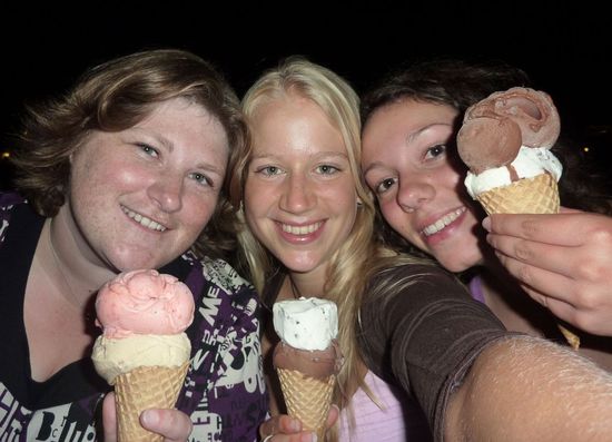 Eis kurz vor Mitternacht an Silvester - eine schöne Premiere 