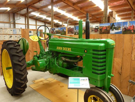 Einer von etwa 50 Traktoren...