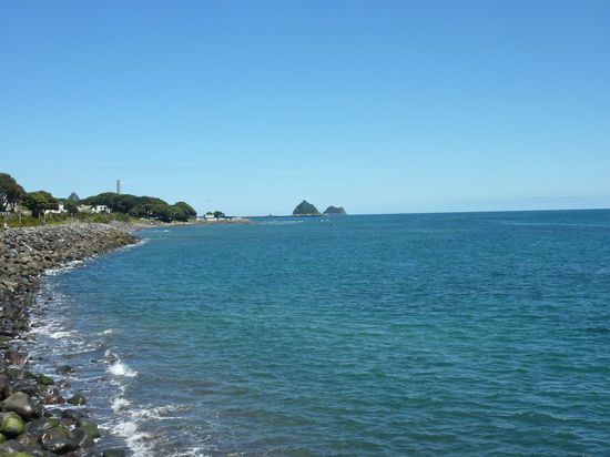 Vom Hafen mit Blick auf die sog. Sugar Islands