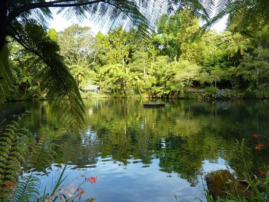 See im Pukekura Park - schon fast zu kitschig 
