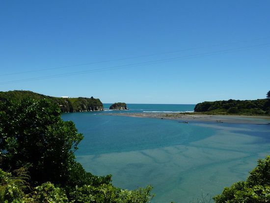 Blick auf die "Three sisters"