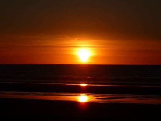 Sonnenuntergang in Mokau