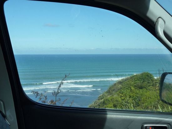 tolle Aussicht vom Beifahrersitz 