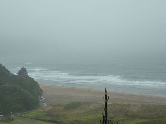 Hot Water Beach von oben