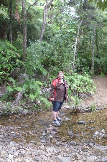 hier eine sehr harmlose Bachüberquerung... krassere folgten 