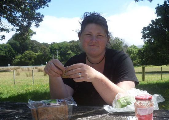 Während der Mittagspause