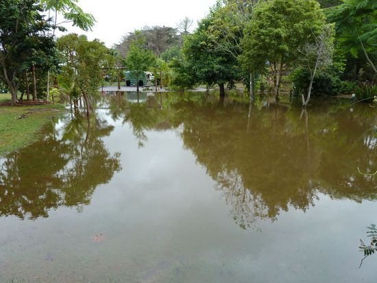 Dort hatte ich einige Stunden zuvor noch gestanden und geschlafen...