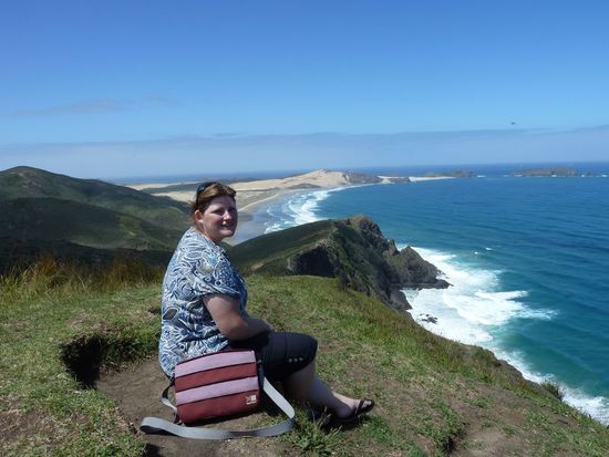 eine gute Stunde saß ich hier und es kam nur ein Mensch vorbei 