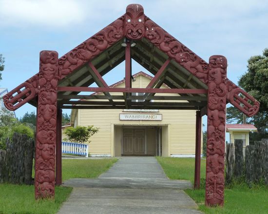 Marae südlich der Sand Dunes
