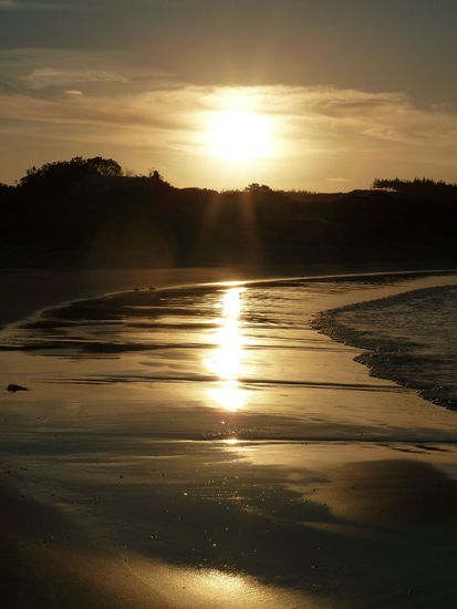 auch hier durfte mein Abendspaziergang mit Sonnenuntergang nicht fehlen 