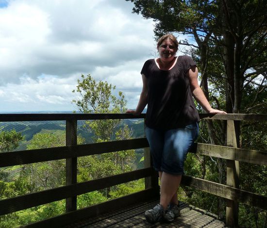 nach der ersten Hälfte des Walks, aber da wurde es richtig krass anstrengend...