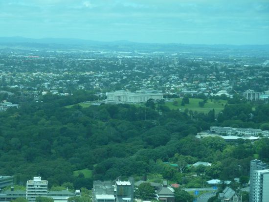 Auckland mit Blick auf das Museum
