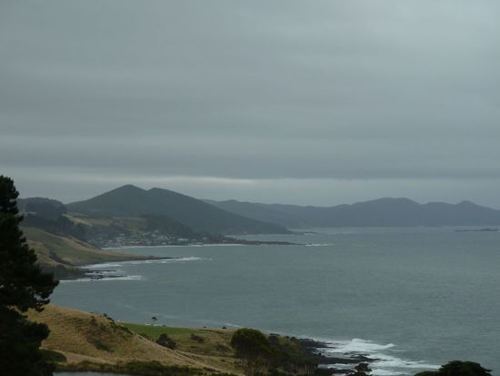 Hellyer Beach (ich glaube man sieht, dass es nicht das beste Wetter war...)