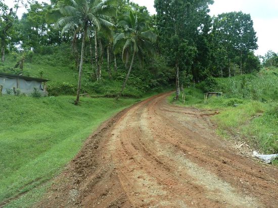 Total normale Straße in Fiji