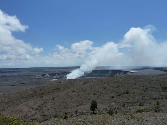 Crater im Volcano Nationalpark