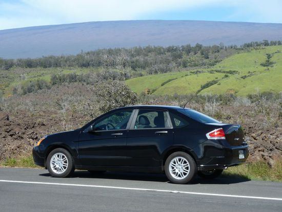 Mein Auto - gebucht war die billigste Klasse, aber ich bin mir sicher dass es mindestens eine darüber war 