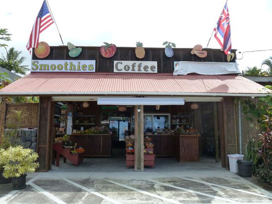 hier gab es den besten Smoothie, den ich je getrunken habe 