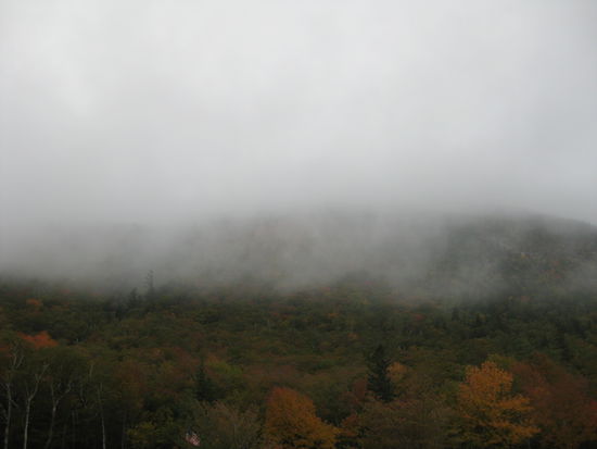 Nebel und Wolken in den White Mountains
