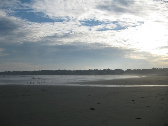 Strand direkt vor unserem Hotel