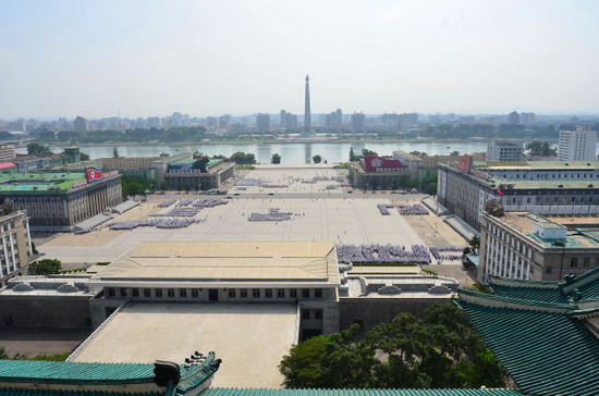 Blick über den Kim-Il-sung-Platz