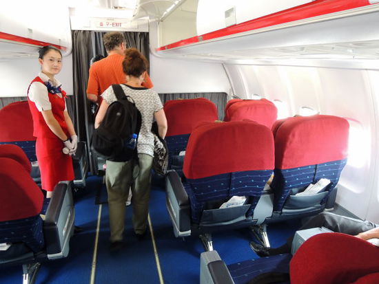 Business-Class der TU-204