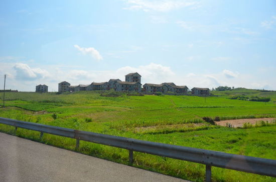 Dörfer am Straßenrand